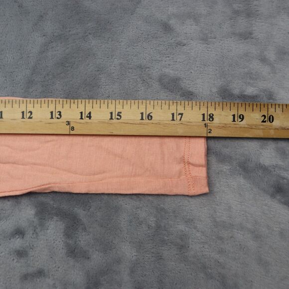 Full Tilt Shirt Womens XS Orange Round Neck Long Sleeve Arrow Design Top - Picture 6 of 16